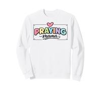 Praying Mama Christian Faith Mother Design Sweatshirt