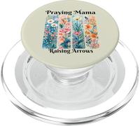 Praying Mama Raising Arrows Floral Christian Mom Gift PopSockets PopGrip for MagSafe