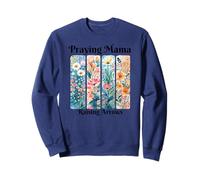 Praying Mama Raising Arrows Floral Christian Mom Gift Sweatshirt