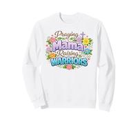 Praying Mama Raising Warriors Christian Mother Sweatshirt