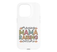 Praying Mama Raising Warriors Strong Mother Case for iPhone 15 Pro