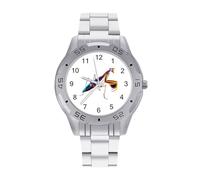Praying Mantis Bug Men's Watches Stainless Steel Watch Strap Analog Quartz Watch Business Wristwatches