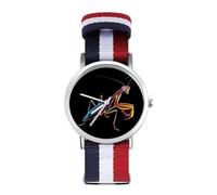 Praying Mantis Bug Sport Watch for Men Women Nylon Strap Wrist Watch Analog Quartz Watch