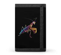 Praying Mantis Bug Trifold Wallet Cute Card Slots Holder Clutch Purse Wallets for Men Women