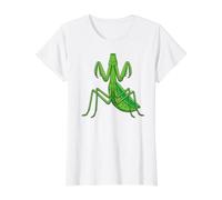 Praying Mantis Costume Halloween Insect Design Value Graphic T-Shirt, Women, White, M