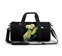 Praying Mantis Eating Mosquito Funny Large Gym Bag Novelty Lightweight Sports Duffel Bags Travel Tote Luggage Handbags 17.5 * 9 * 9 Inches