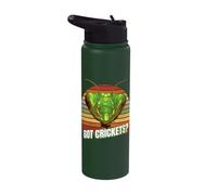 Praying Mantis Got Crickets Mantid Nature Insect Lovers Bug Stainless Steel Insulated Water Bottle