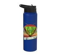 Praying Mantis Got Crickets Mantid Nature Insect Lovers Bug Stainless Steel Insulated Water Bottle