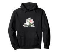 Praying Mantis Illustration Dark Humor Insect Artwork Pullover Hoodie