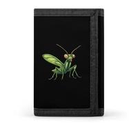 Praying Mantis Indonesia Trifold Wallet Cute Card Slots Holder Clutch Purse Wallets for Men Women