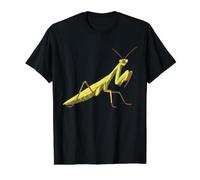 Praying Mantis, Insect, Bugs, Entomology, Nature Art Value Graphic T-Shirt, Men, Black, M