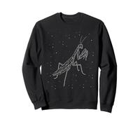 Praying Mantis Insect Constellation Animal Line Art Geometri Sweatshirt