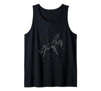 Praying Mantis Insect Constellation Animal Line Art Geometri Tank Top