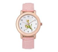 Praying Mantis Insects Wrist Watches for Women Men Quartz Stainless Steel Watch Easy to Read