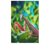 Praying Mantis Jigsaw Puzzles 1000 Pieces for Adults Wooden Puzzle for Teenagers Educational Games Unique Gift 78×53cm