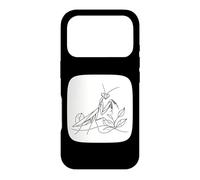Praying Mantis Line Art Insect Lover Case for iPhone 17 Pro