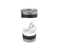 Praying Mantis Line Art Insect Lover Stainless Steel Insulated Tumbler
