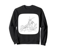 Praying Mantis Line Art Insect Lover Sweatshirt