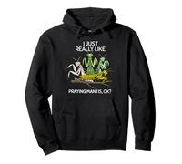 Praying Mantis Lover Kids Insects Boys Praying Mantis Pullover Hoodie