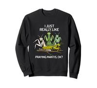 Praying Mantis Lover Kids Insects Boys Praying Mantis Sweatshirt