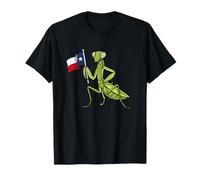 Praying Mantis Lover Kids Texas Flag Insect Mantis Texas T-Shirt