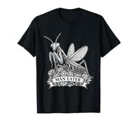 Praying Mantis Man Eater Funny Sarcastic Humor Vintage T-Shirt