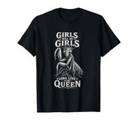 Praying Mantis Queen Girls Women Empowerment T-Shirt