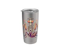 Praying Mantis Skull Skeleton Horror Art Stainless Steel Insulated Tumbler