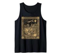Praying Mantis Tarot Card Constellation Gothic Tank Top