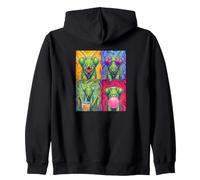 praying mantises funny praying mantis Zip Hoodie