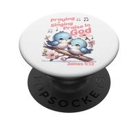 Praying & Singing Praise to God PopSockets Adhesive PopGrip