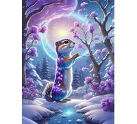 Praying Squirrel 200 Piece Jigsaw Puzzles For Adults, Fun Challenging & Brainteasing 200 piece Adult jigsaw puzzle, Impossible puzzles, Gift for Men/Women, Finished Size is 35x25cm