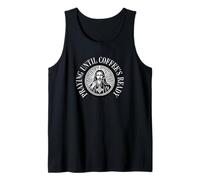 Praying Until Coffee's Ready Beloved Coffee Church Saying Tank Top