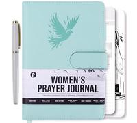 Prazoli Prayer Journal for Women - Daily Devotional Journaling Book for Woman, Religious Baptism & Christian Gifts & Bible Study Supplies for Church Note Taking, Devotional Notebook Accessories