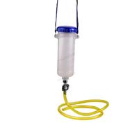 PRAZTECH® Auxiliary Fuel Tank Balancing Carb Carburettor | Average Testing Bottle | Workshop Tool Fuel Feed Petrol Bottle Tank | Motorbike Mechanic Workshop | Servicing Tuning Tune Up