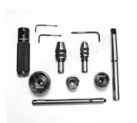 PRAZTECH® MT3 Shank Threading & Tapping Attachment | Morse Taper 3 Lathe Tailstock Die Holder Set | Ideal for cutting accurately aligned threads on lathe