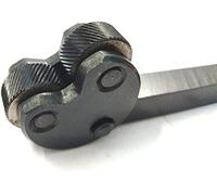 PRAZTECH New KNURLING Tool Pivot Head Diamond Medium Pitch Pattern 1/2" SQ. Shank