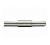 PRAZTECH® Precision Morse Taper 2 Lathe Alignment Test Mandrel Bar Compatible with Nova Lathes | MT2 Shank | Align Head and Tailstock | Double Ended