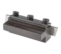 PRAZTECH® Standard Parting Cut Off Tool Holder for Metal Lathe Machine | 100% HSS Blade Included | Effective Performance Cutting (10mm Holder Shank + 1/2" Parting Blade HSS)