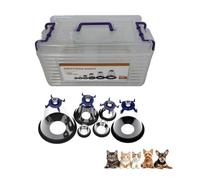 PRCMISEMED Veterinary Anesthesia Mask Kit - Universal Machine Connection with 6 Mask Sizes for Dogs, Cats, & Exotic Pets - Professionally Designed for a Precise, Low-Stress Fit