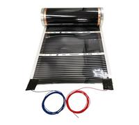 Pre-Attached Electric Wires 140w/m² Heating Film for Laminate Flooring, Floating Tile Systems (1M²(50cm*2m))