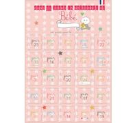 Pre-Birth Calendar | 25 Tips to Be Parents | Large Illustrated A3 Card | Chocolate Free | Pregnancy & Baby Shower Gift | With Easel Adhesive Cardboard