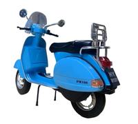 Pre-built Scaled Model 1/10 For Sheep Vespa 125 Vintage Scooter Model Alloy Motorcycle Surprise Ornaments Displays Miniature Motorcycle