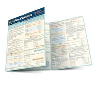 Pre-Calculus Equations & Answers: A Quickstudy Laminated Reference Guide (Quickstudy Reference Guide)