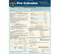 Pre-Calculus Equations & Answers: A Quickstudy Laminated Reference Guide (Quickstudy Reference Guide)