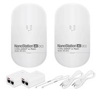Pre-Configured Bundle of 2 Ubiquiti airMAX NanoStation 5AC LOCO - 2 Units Kit 100% Configured as Network Wireless Bridge for Long Distance Wireless Communications, Plug & Play. No Configuration needed