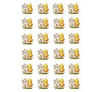 PRE Cut 24x Edible Wafer Paper Happy Easter Cupcake Cocktail Drink Toppers