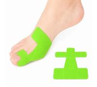 Pre-Cut Bunion Corrector Kinesiology Tape, Bunion Relief Toe Correction Wrap, Bunion Tape for Big Toes, Breathable Big Toe Ankle Tapes Support (Green, 50Pcs)