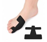 Pre-Cut Bunion Corrector Kinesiology Tape, Bunion Relief Toe Correction Wrap, Bunion Tape for Big Toes, Breathable Big Toe Ankle Tapes Support (Black, 20Pcs)