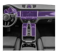 Pre Cut car Navigation GPS Screen Protector, Invisible Transparent Film, TPU Interior Film，for Porsche MACAN 2022-2024(for RHD/Clear)
